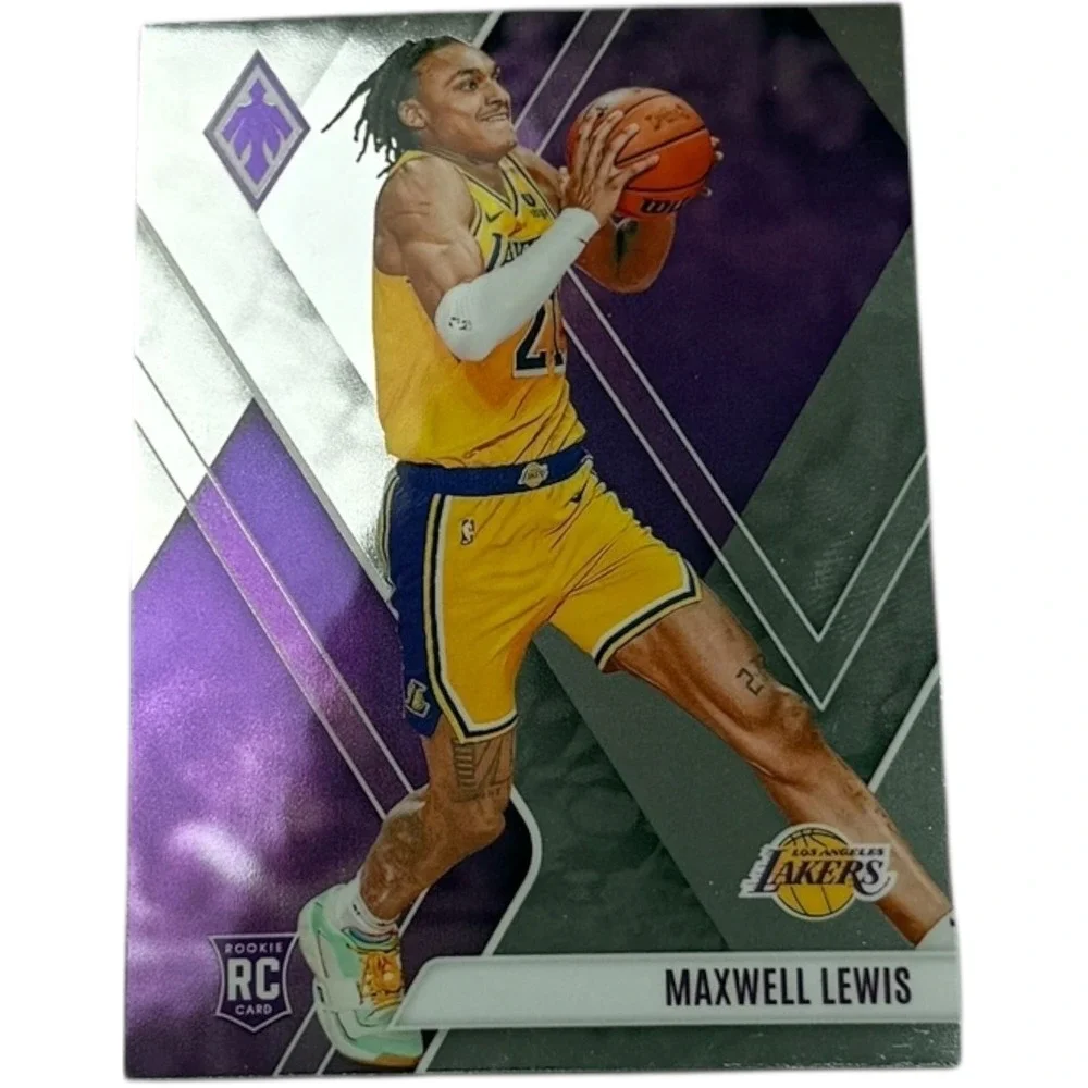 Maxwell Lewis 2023 24 Panini Phoenix Rookie Basketball Card Los Angeles Lakers - Picture 1 of 2